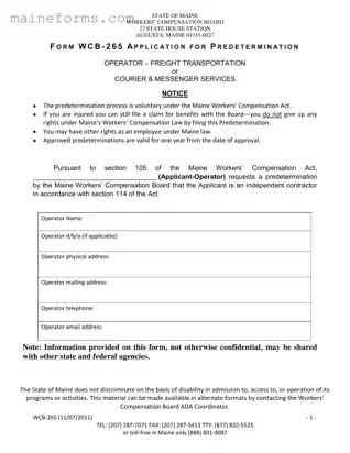 Wcb 265 Template