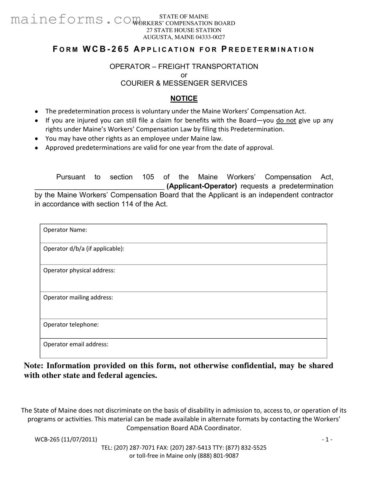 Wcb 265 Template